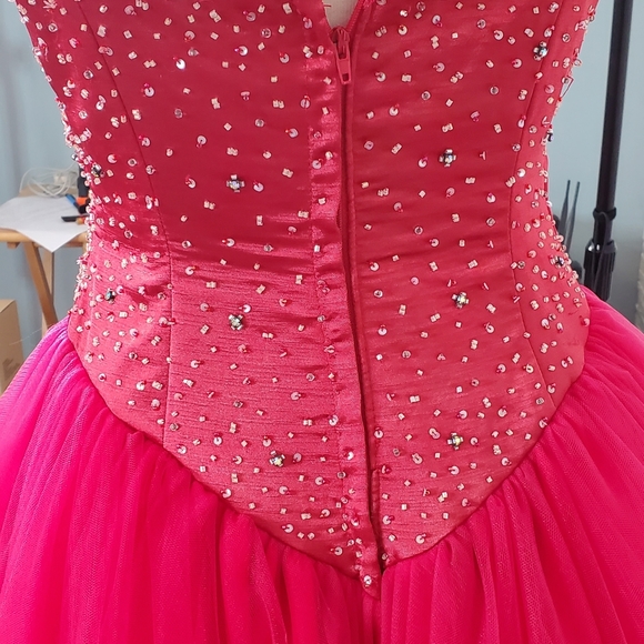 Red Princess Ball gown - Picture 5 of 5